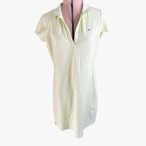 Lacoste polo dress green size 42